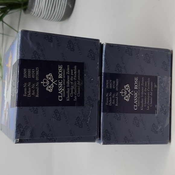 Rosenthal Germany Artistly Painted Glass Christmas Balls Floral Ornaments Lot 2 - Picture 8 of 8